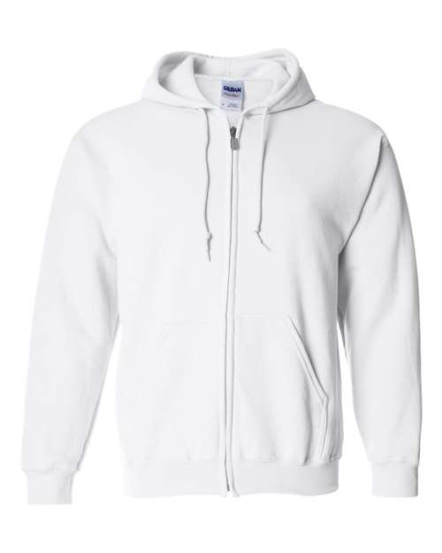 White Full Zip