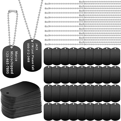 black dog tags