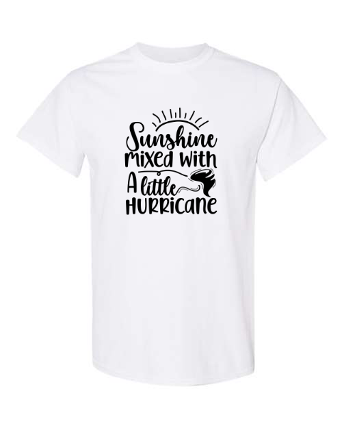 Sunshine mixed with a little hurricane